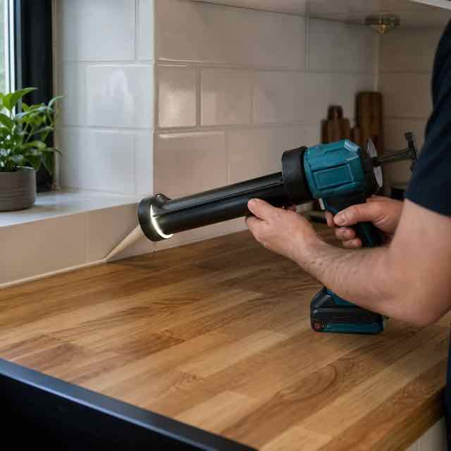 Cordless Electric Sealant Gun, in everyday use